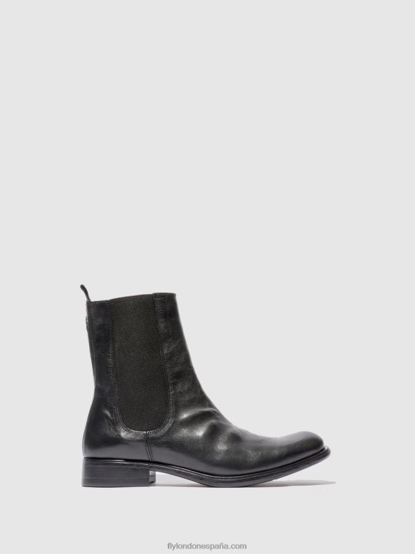 estigma (vegetal) negro Fly London hombres botines chelsea moze798 D8BBB807